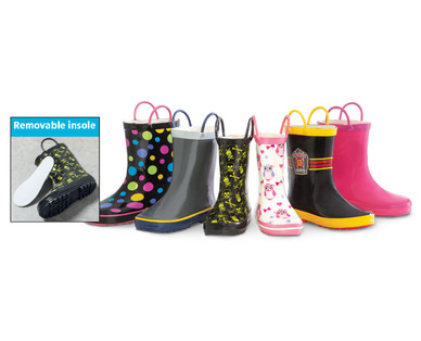 L&D Girls' or Boys' Rainboots