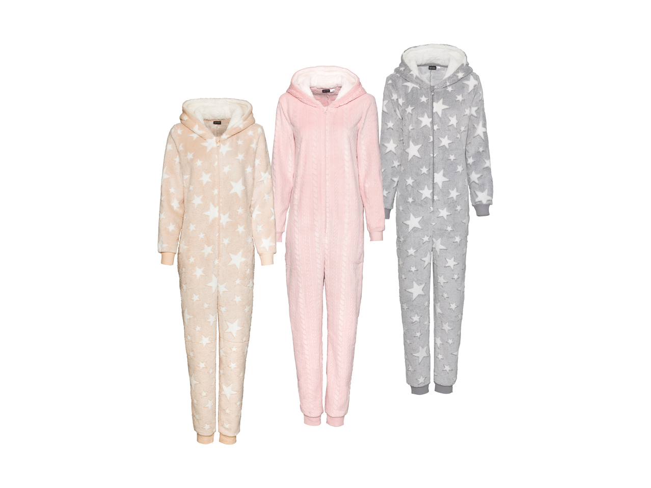 Tuta intera da donna effetto peluche1
