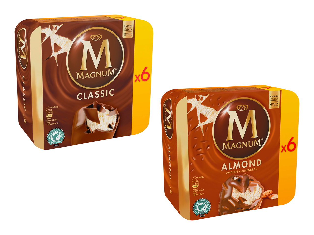 Glace Magnum amandes/ classic lusso