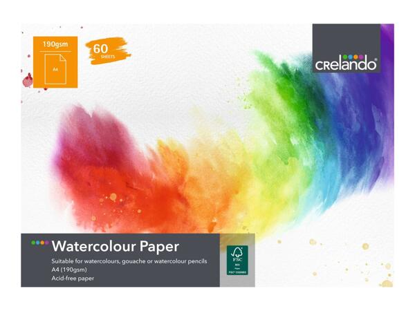 Crelando A4 Watercolour Paper