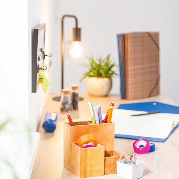 EXPERTIZ(R) 				Porte-crayons en bois