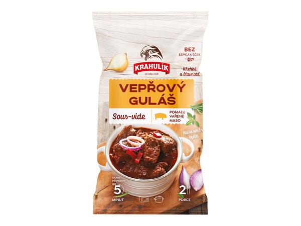 TRHANÉ VEPŘOVÉ/ GULÁŠ/ GYROS
