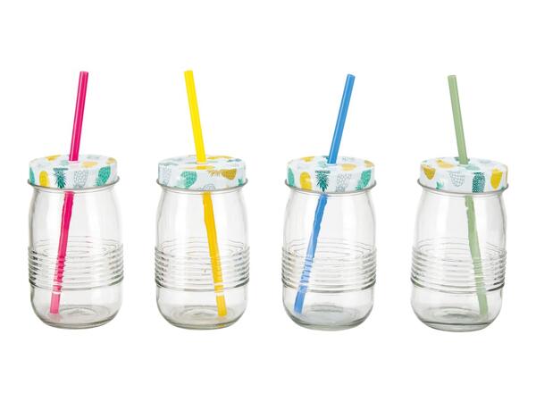 Ernesto Drinking Jar Set - Set of 4