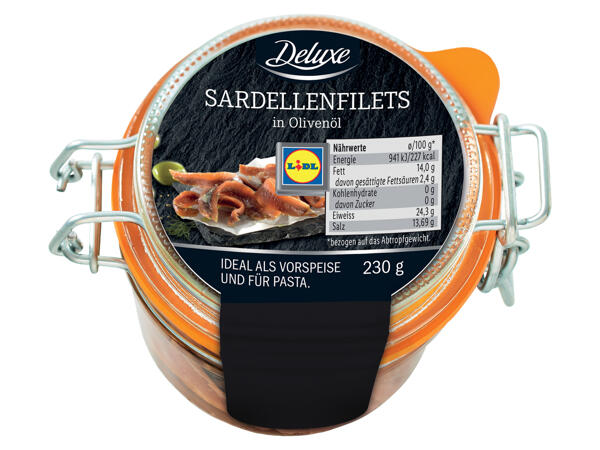 Sardellenfilets in Olivenöl