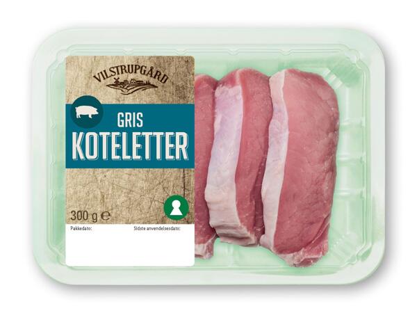 VILSTRUPGÅRD Julemedister, koteletter, nakkekoteletter eller hakket grisekød