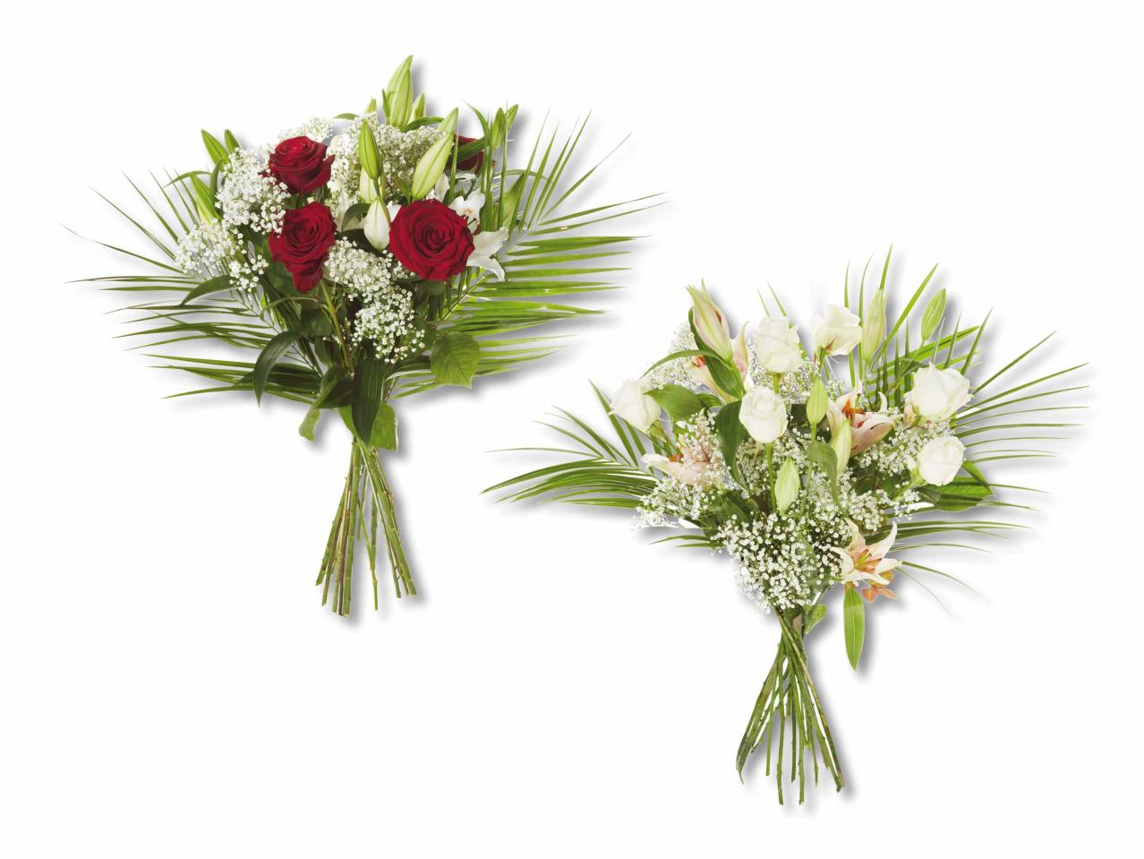 Élégant bouquet de roses et lys