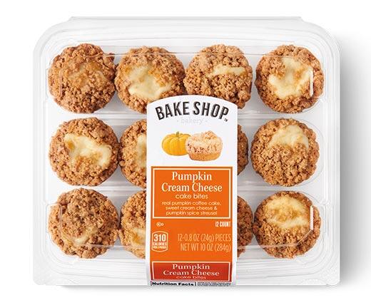 Bake Shop Coffee Cake Bites Pumpkin or Cinnamon