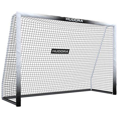 HUDORA Cage de football Pro Tect 240 Advanced, 240 × 85 × 160 cm, 11 kg, blanc/noir