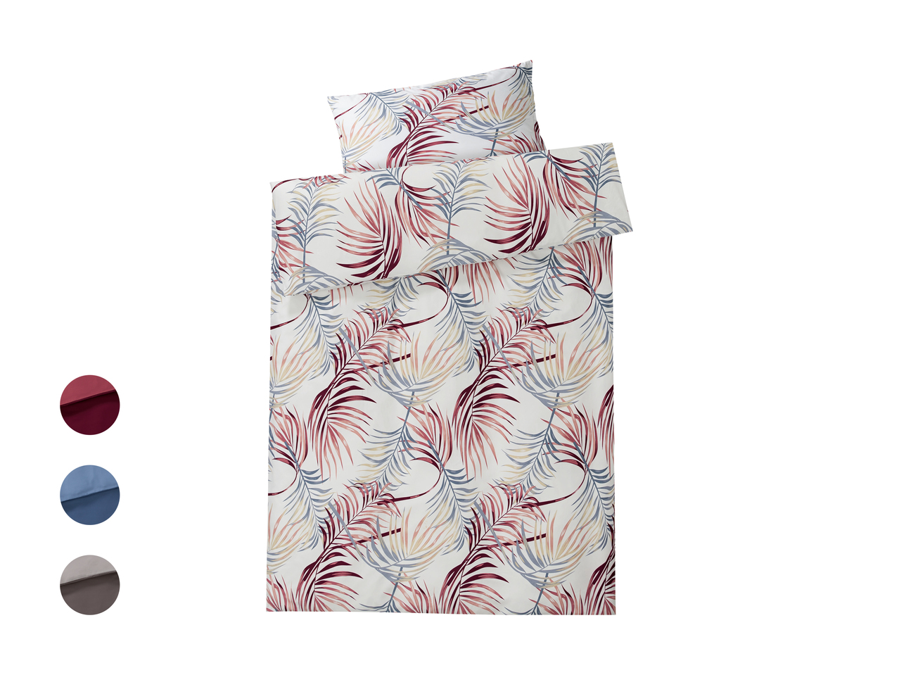 Parure de lit réversible en satin ­microfibre