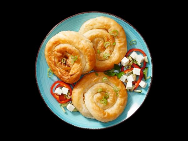 Leek & Cheese Swirls