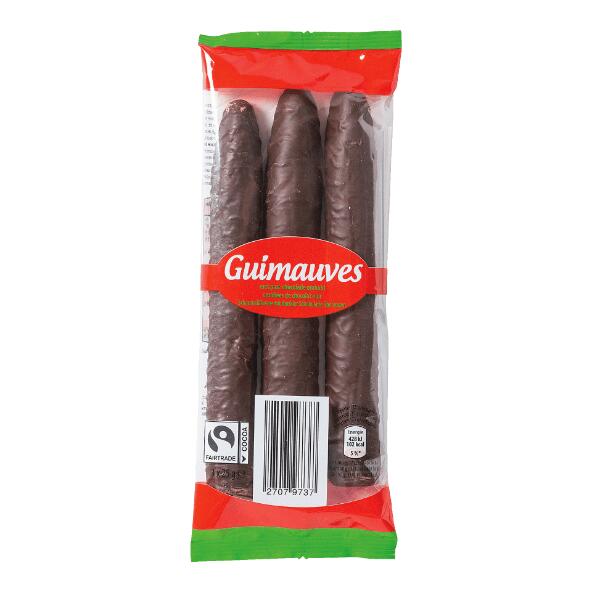 Gechocolateerde guimauves, 3 st.
