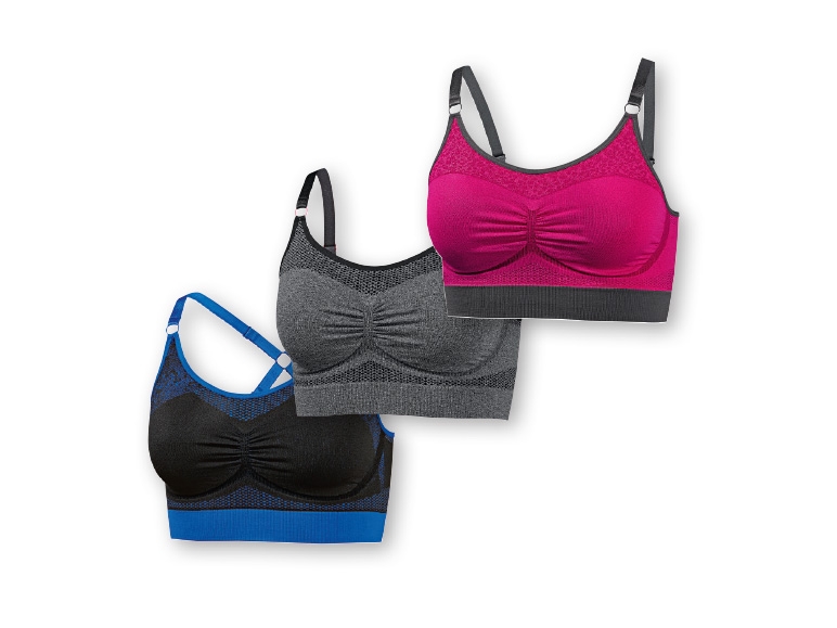 CRIVIT Ladies' Seamless Sports Bra
