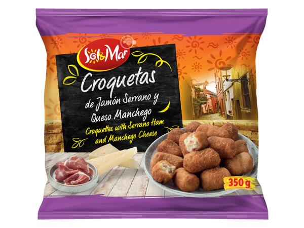 Croquettes filled with Ham & Cheese