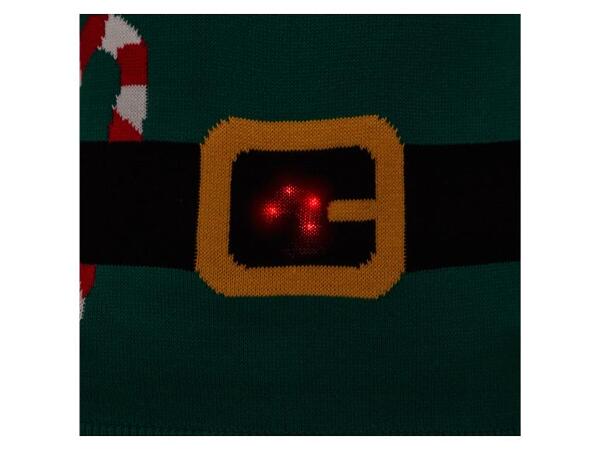 Pánský vánoční svetr s LED efektem a hudbou