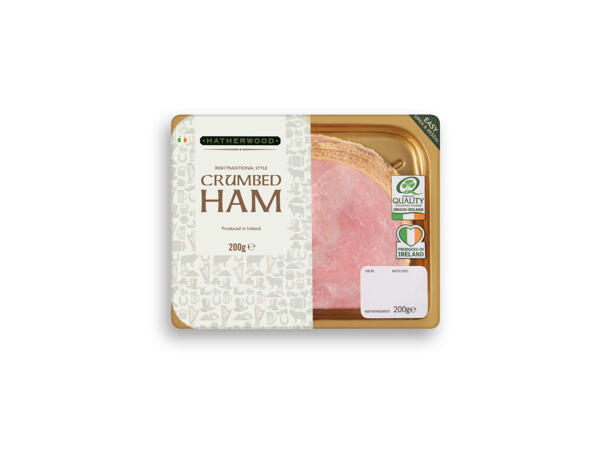 Crumbed ham