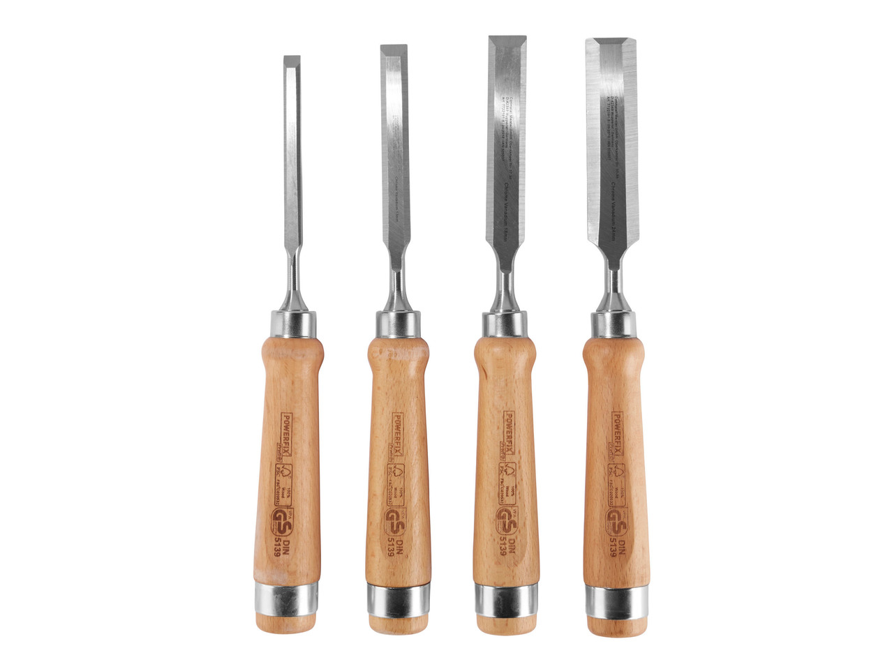 Chisel Set, 4 pieces