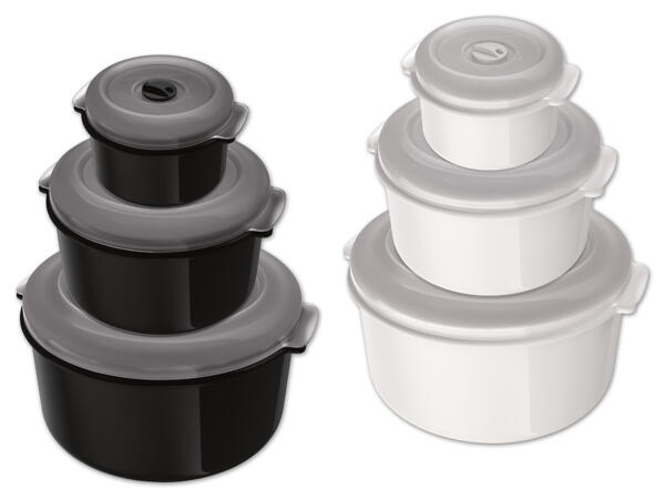 Mikrowellendosen-Set, 3-teilig