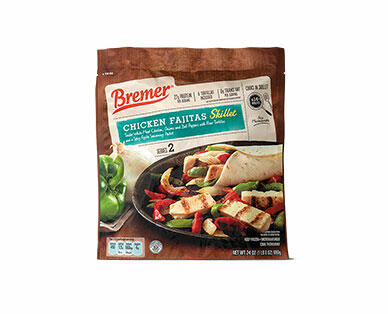 Bremer Chicken or Steak Fajita Skillet Meals