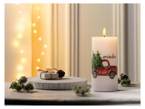 Real wax LED candle