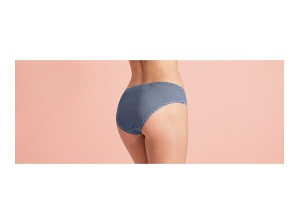 Esmara Ladies' Lace Trim Briefs - 5 Pack