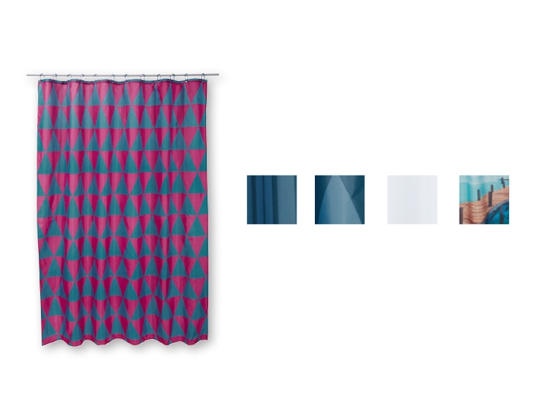 MIOMARE Shower Curtain 180 x 200cm