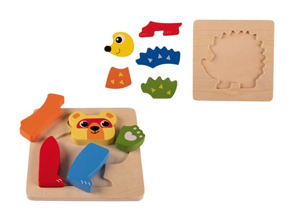 Puzzle animaux/​véhicules en bois