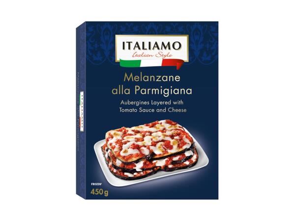Aubergine Layers with Tomato & Cheese