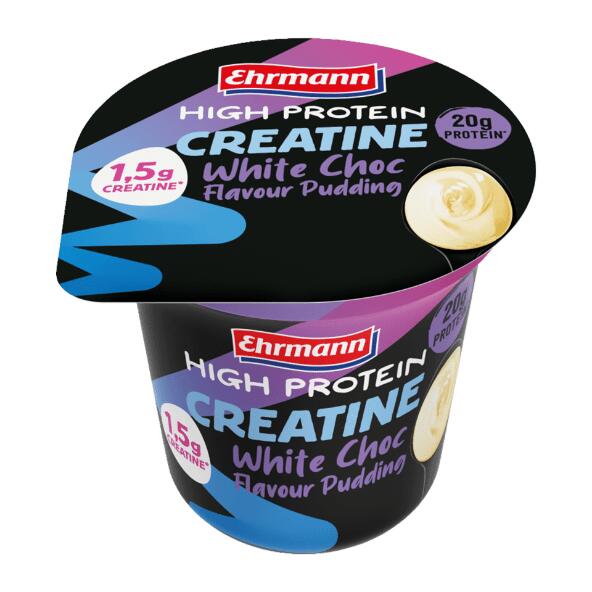 Ehrmann 				Pudim Proteico com Creatina e Chocolate Branco