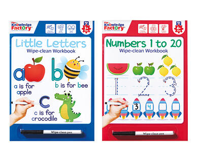 Write and Wipe Learning Books