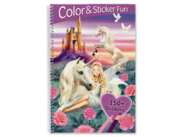 Mal- und Stickerbuch