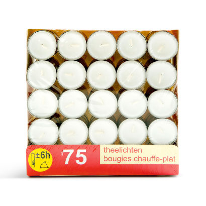 Bougies chauffe-plat, 75 pcs