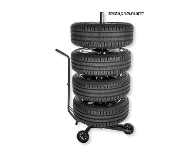 Carrello per pneumatici AUTO XS