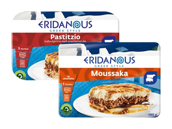 Moussaka oder Griechischer Nudelauflauf