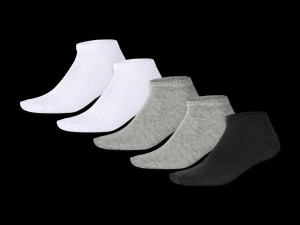 Damen/Herren Sneakersocken, 5 Paar
