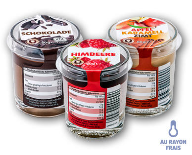 Dessert dans un petit pot