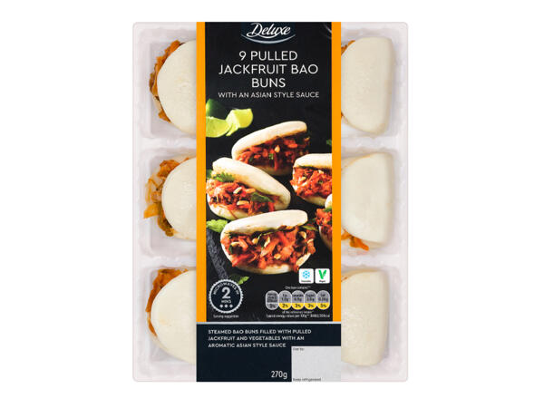 Deluxe 9 Pulled Jackfruit Bao Buns