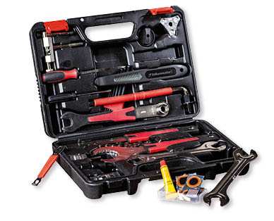 Valigia portautensili per bicicletta, 18 pezzi BIKEMATE(R)
