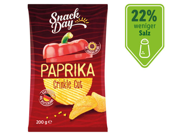 Paprika Chips geriffelt