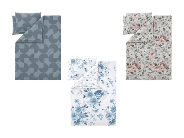 Parure de lit (réversible) en coton renforcé, 3 pièces