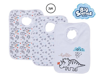 Big Softies Infant Popover Bibs 3pk