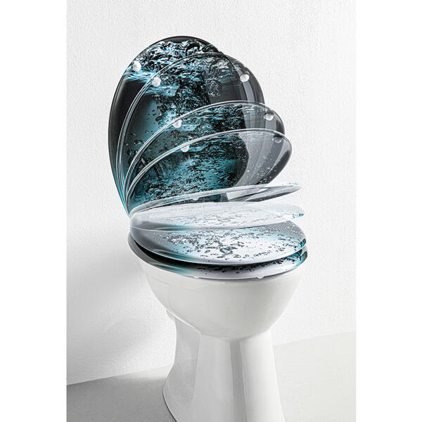 WC-Sitz 3-seitig bedruckt