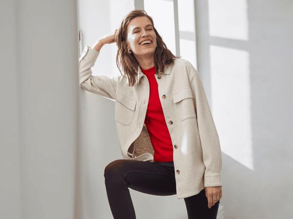Damen Fleece-Overshirt
