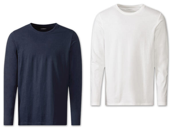 Herren Langarmshirt, 2 Stück