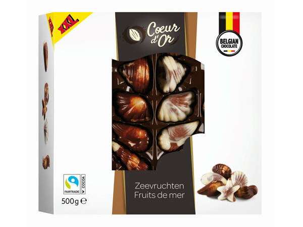 Fruits de mer au chocolat