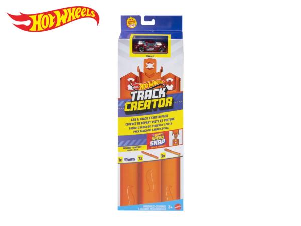 Hot Wheels Car & Track Starter Pack Set