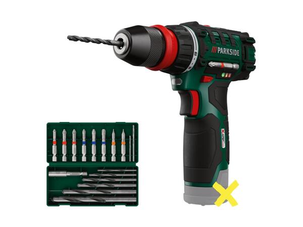 PARKSIDE(R) Batteridreven bore-/skruemaskine 12 V