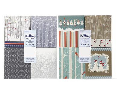 Willow Multi-Pack Facial Tissue