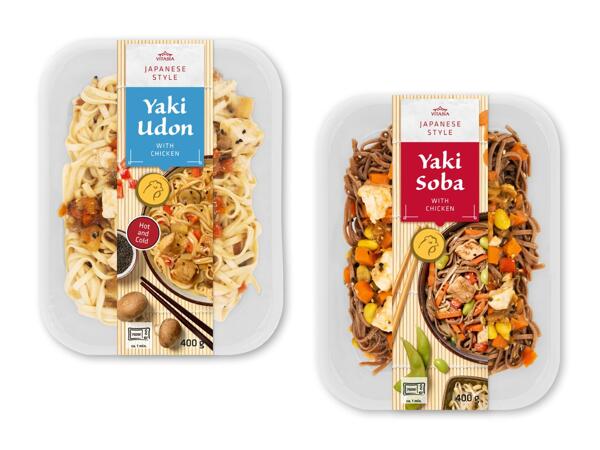 Yaki soba eller udon nudler