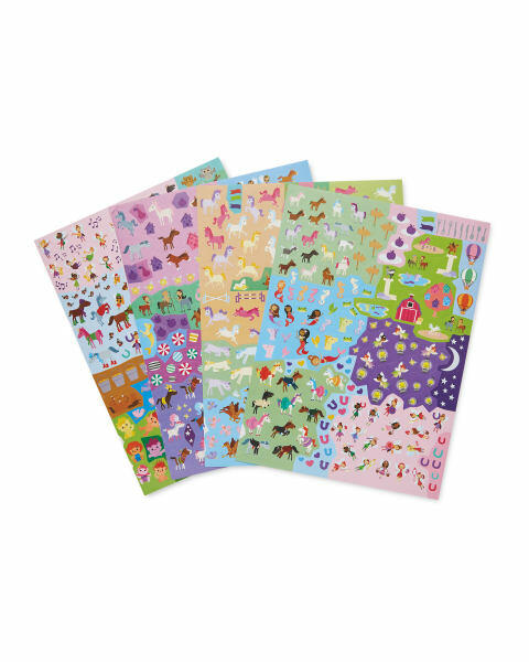 555 Horses & Unicorns Sticker Book
