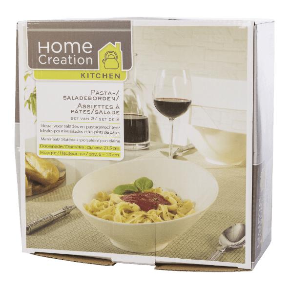 Assiettes creuses, 2 pcs